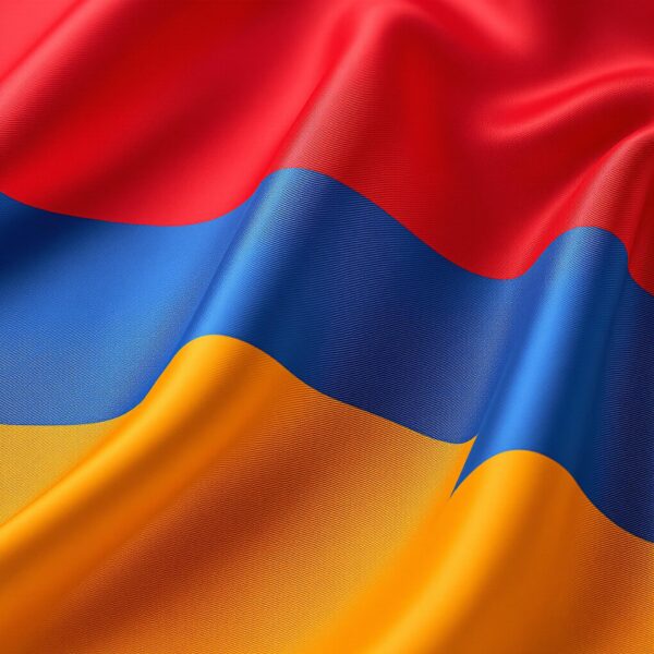 Armenian Flag – Atlas Fabric | Multiple Sizes